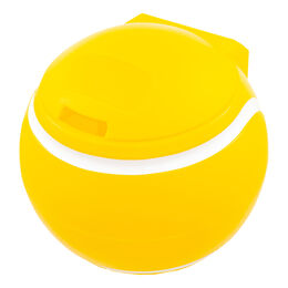 Équipement Court De Tennis Tegra Abfallbehälter in Ballform gelb